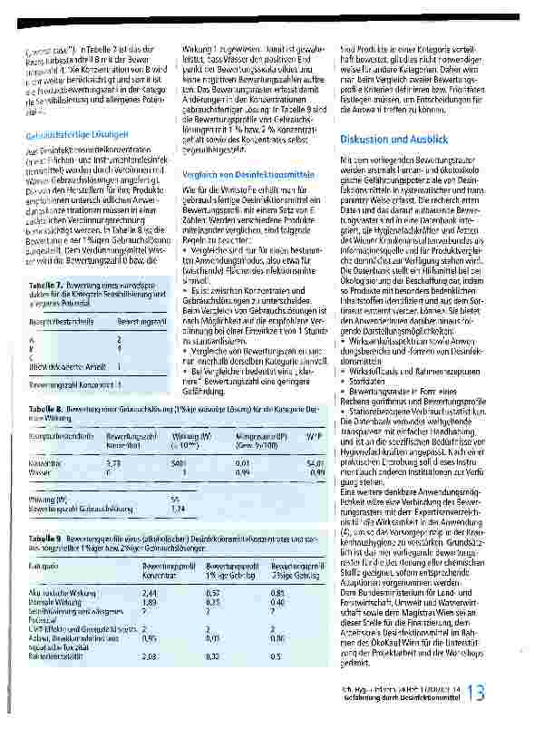 Vorschauseite 5: Potenzielle Gefährdung von Mensch und Umwelt durch Desinfektionsmittel in der Krankenhaushygiene: Eine vergleichende Bewertung