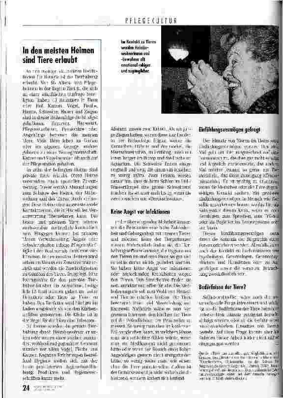 Vorschauseite 3: Kater Leo und Ziege Schnäggli als Gemütsaufheller
