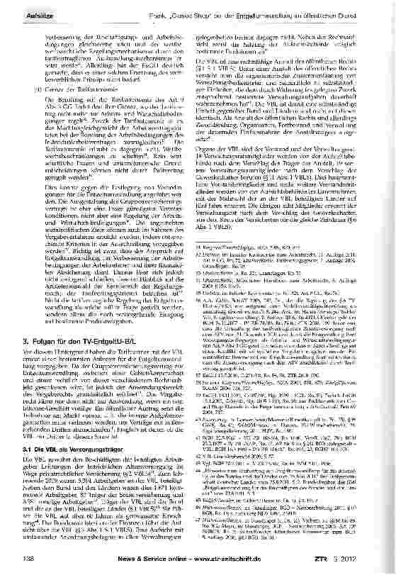 Vorschauseite 4: „Closed Shop bei der Entgeltumwandlung im öffentlichen Dienst