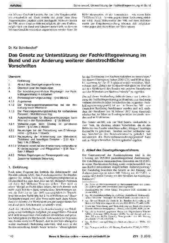 Vorschauseite 6: „Closed Shop bei der Entgeltumwandlung im öffentlichen Dienst