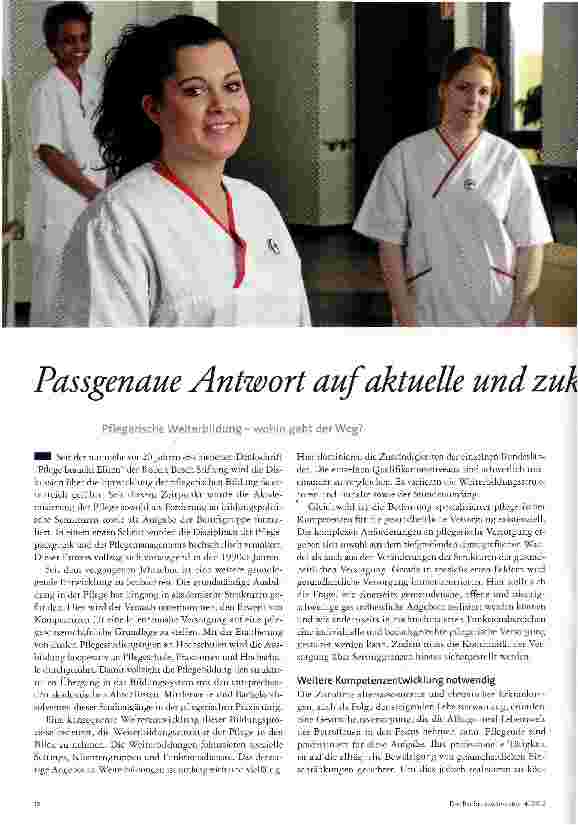 Vorschauseite 1: Passgenaue Antwort auf aktuelle und zukünftige Herausforderungen