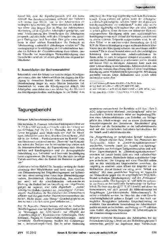 Vorschauseite 6: Fallstricke bei der „Wartezeitkündigung