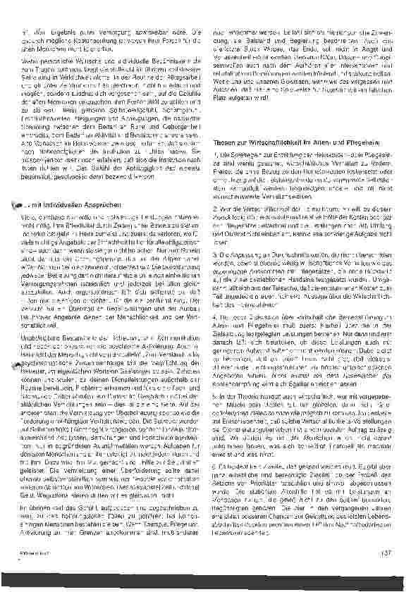 Vorschauseite 3: Wirtschaftlichkeit, Sparsamkeit und Paragraph 1 BSHG
