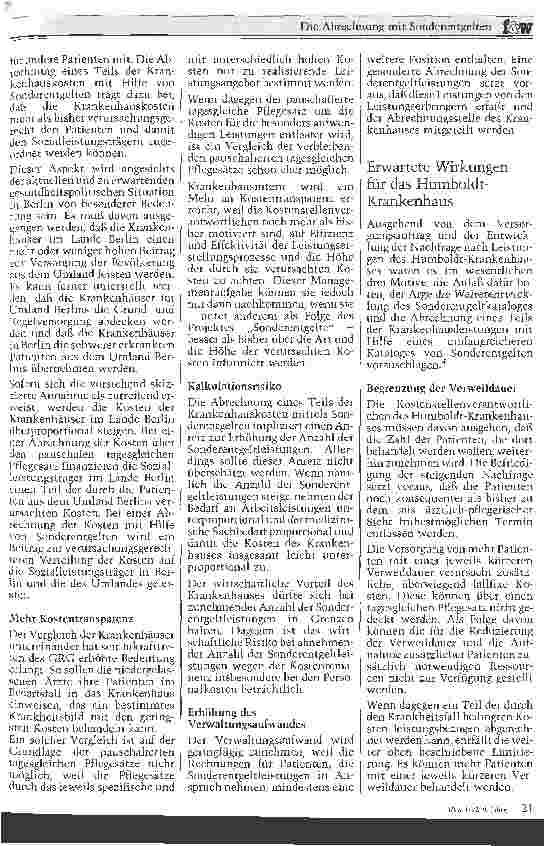 Vorschauseite 5: Die Abrechnung mit Sonderentgelten