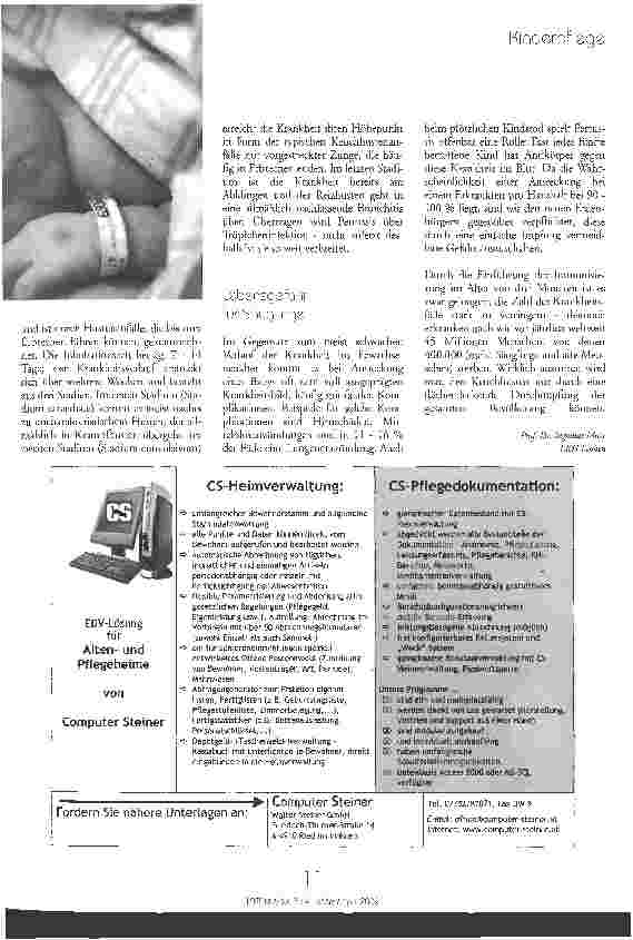 Vorschauseite 2: Noch immer sind viele Babys gefährdet Keuchhusten (Pertussis)