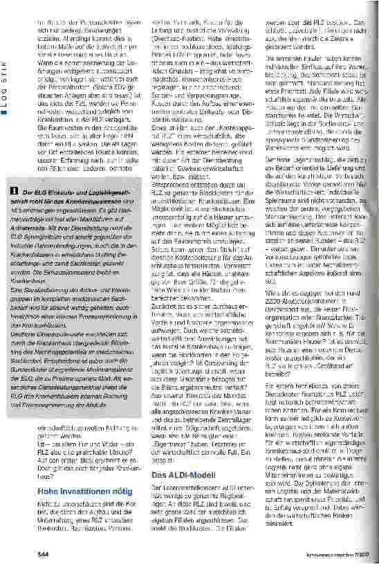 Vorschauseite 2: Logistik-Outsourcing - Ei des Kolumbus? Externe Synergien nutzen und interne Prozesse optimieren