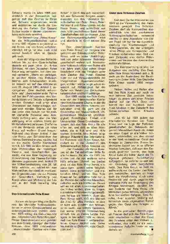 Vorschauseite 2: Das Rote Kreuz Im Zeichen der Menschlichkeit