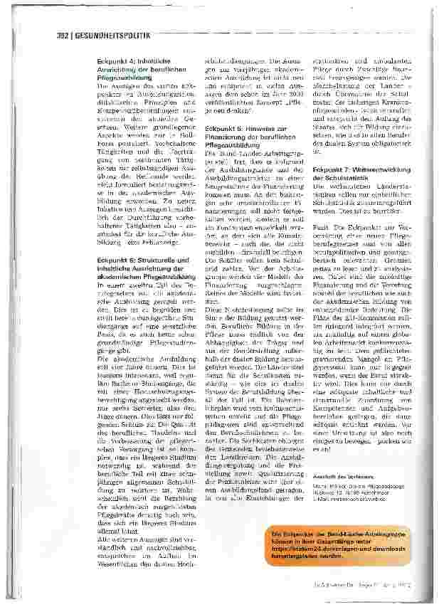 Vorschauseite 3: Schnell noch ein „Reförmchen?