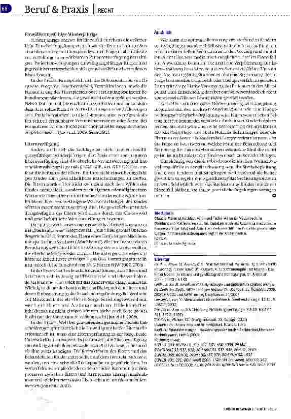 Vorschauseite 4: Gesetzliche Grundlagen der Sterbebegleitung | Teil 2 Grenzen der Therapie