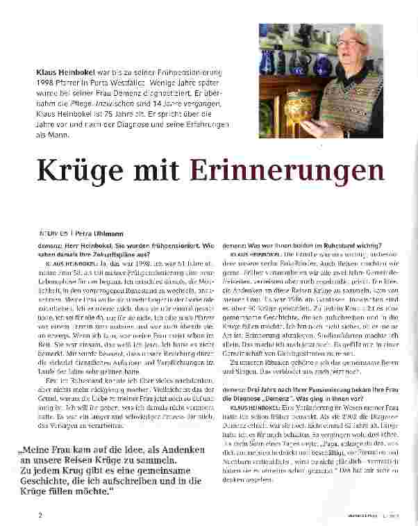 Vorschauseite 1: Krüge mit Erinnerungen