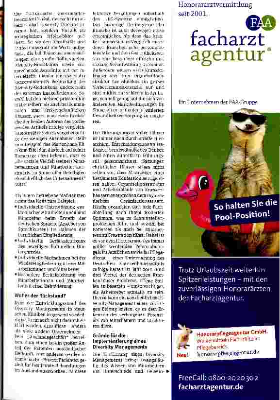 Vorschauseite 2: Die Pflege - eine bunte Berufsgruppe