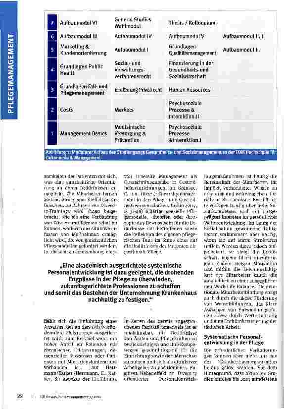 Vorschauseite 3: Die Pflege - eine bunte Berufsgruppe