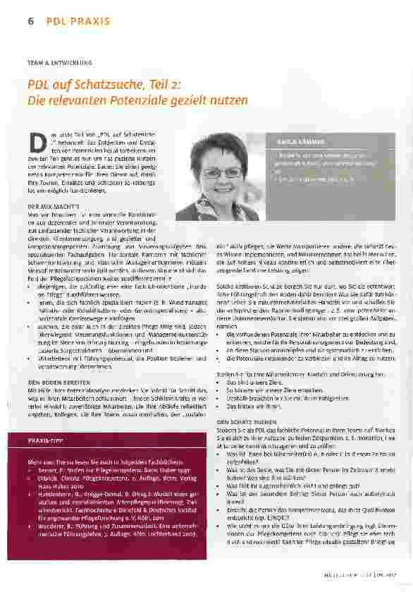 Vorschauseite 1: PDL auf Schatzsuche, Teil 2: Die relevanten Potenziale gezielt nutzen
