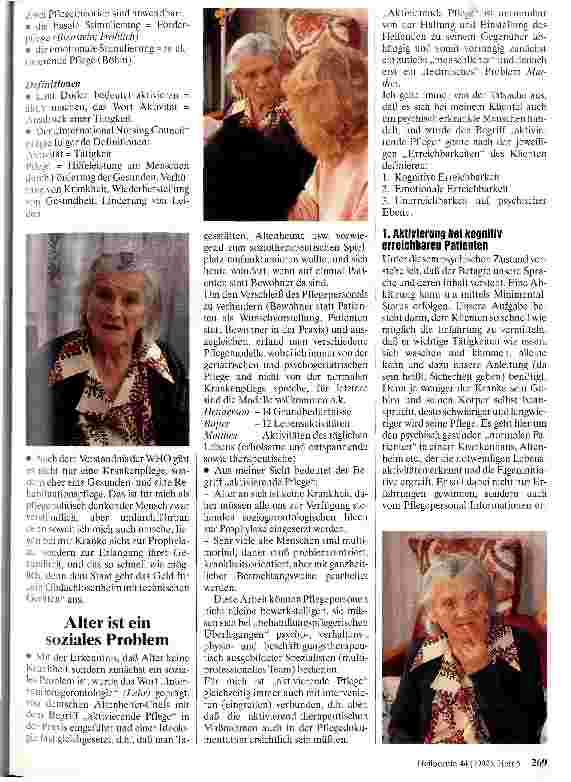 Vorschauseite 2: Pflege ist nicht gleich Pflege