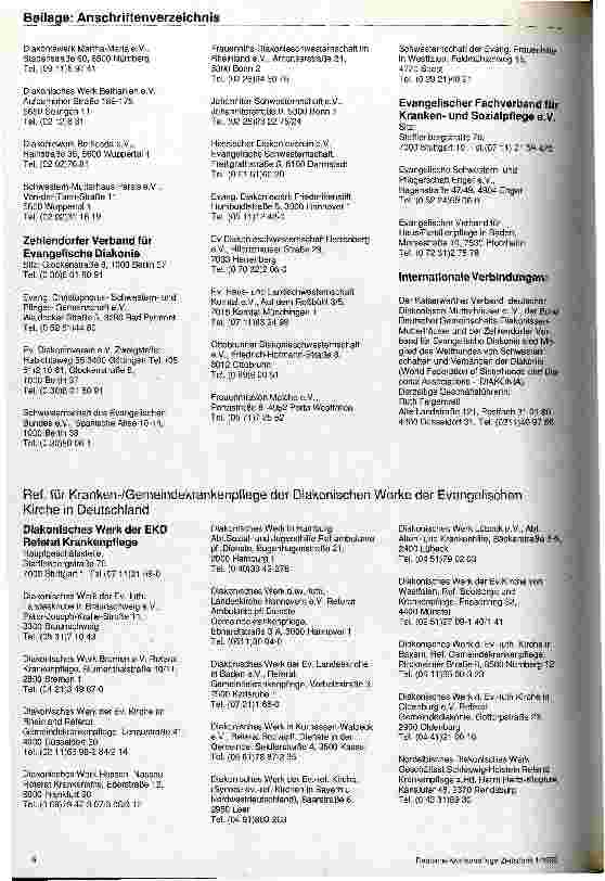 Vorschauseite 6: Anschriftenverzeichnis