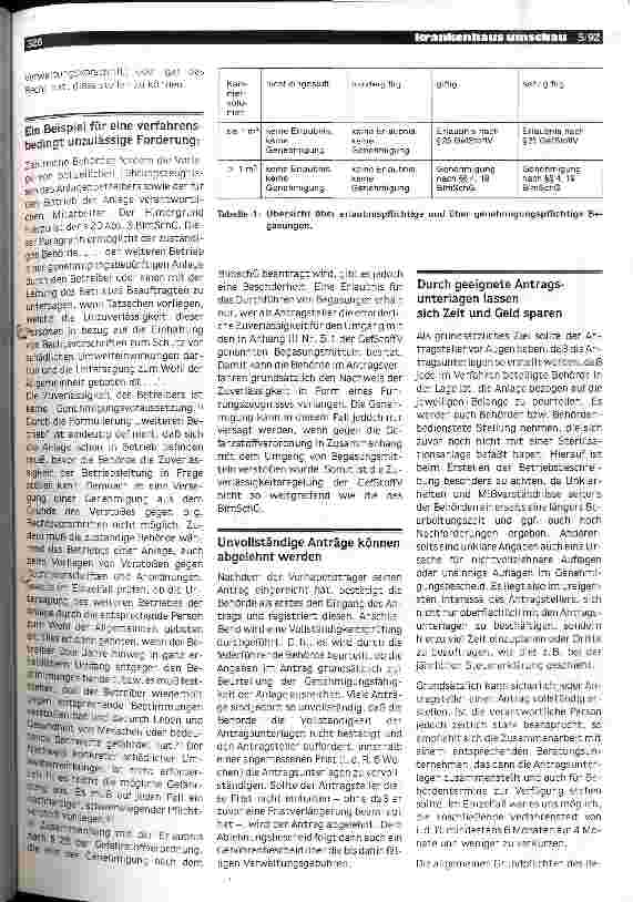 Vorschauseite 2: Die Folgen der neuen Genehmigungspflicht von Sterilisationsanlagen für die Anlagenbetreiber