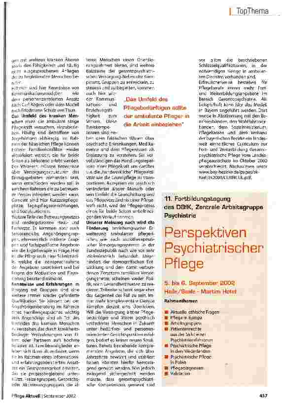Vorschauseite 4: Die Seele alter Menschen betreuen