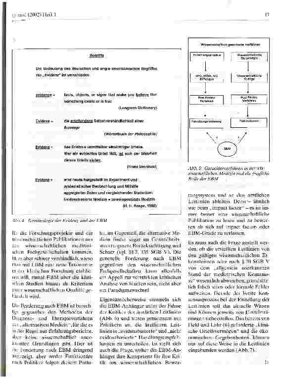 Vorschauseite 3: Ist evidenz-basierte Medizin unerlässlich für die Erstellung ärztlicher Leitlinien