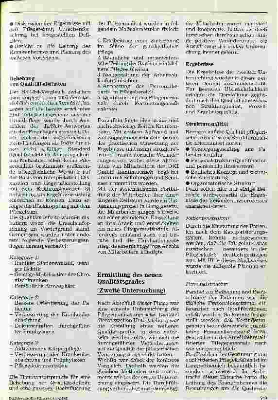 Vorschauseite 5: Sicherung der Pflegequalität bei Chronischkranken Projektbericht aus einem Berliner Krankenhaus