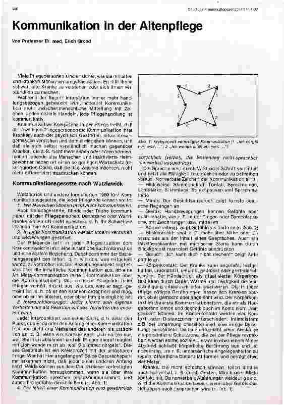 Vorschauseite 1: Kommunikation in der Altenpflege