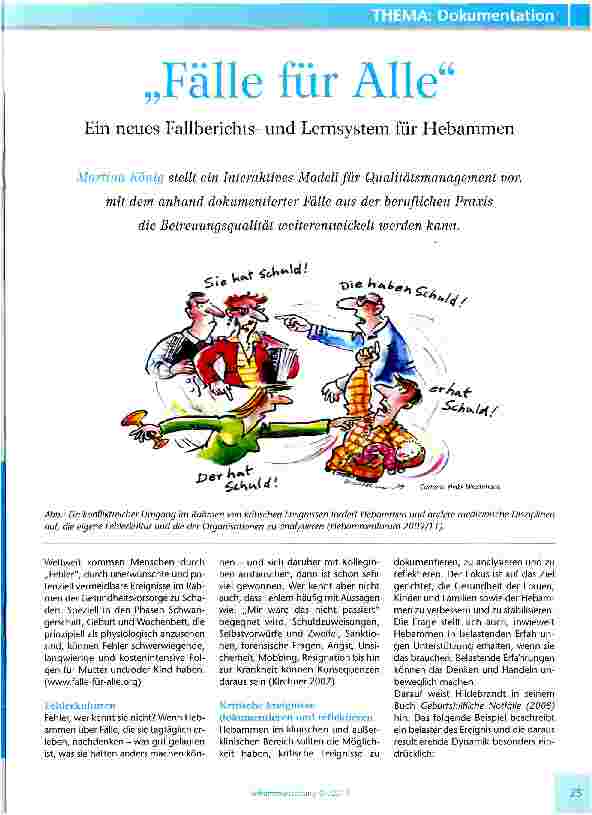 Vorschauseite 1: „Fälle für Alle
