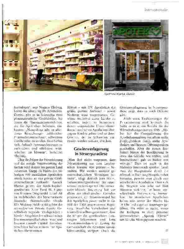 Vorschauseite 3: Privatisierung mit Nebenwirkungen