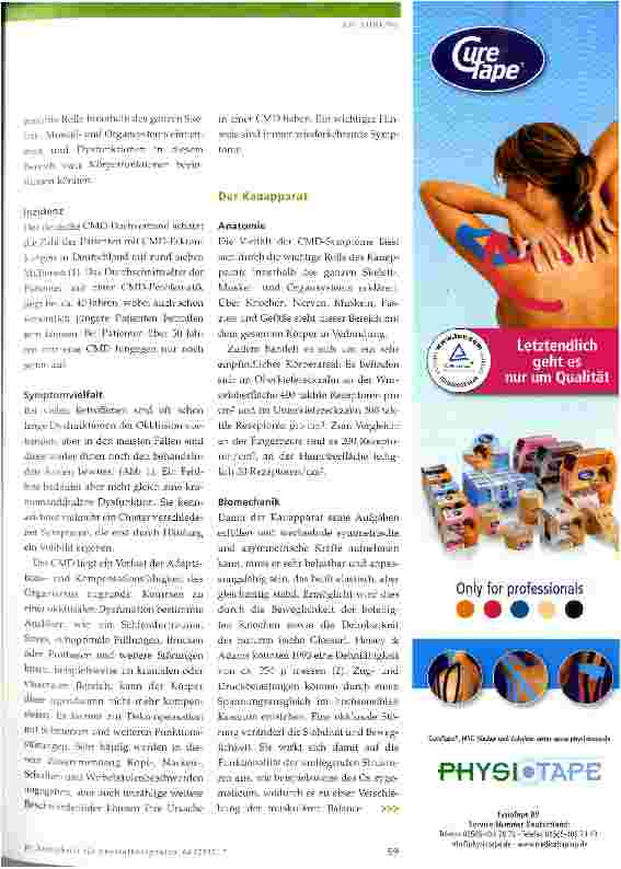 Vorschauseite 2: Die kraniomandibuläre Dysfunktion