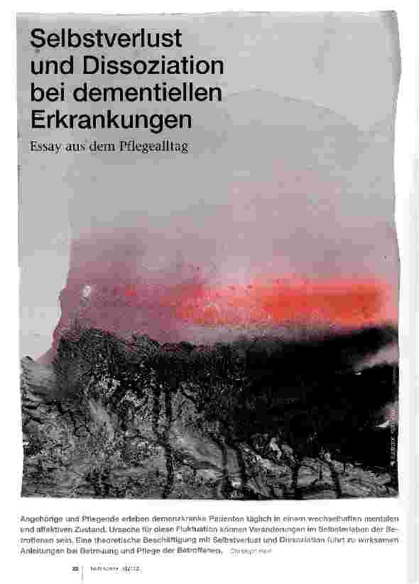 Vorschauseite 1: Selbstverlust und Dissoziation bei dementieilen Erkrankungen