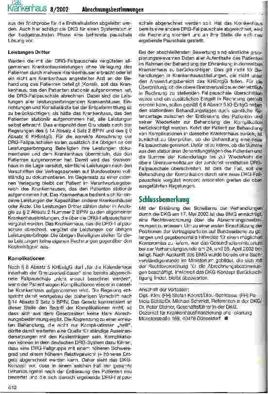 Vorschauseite 5: Abrechnungsbestimmungen im deutschen DRG-System