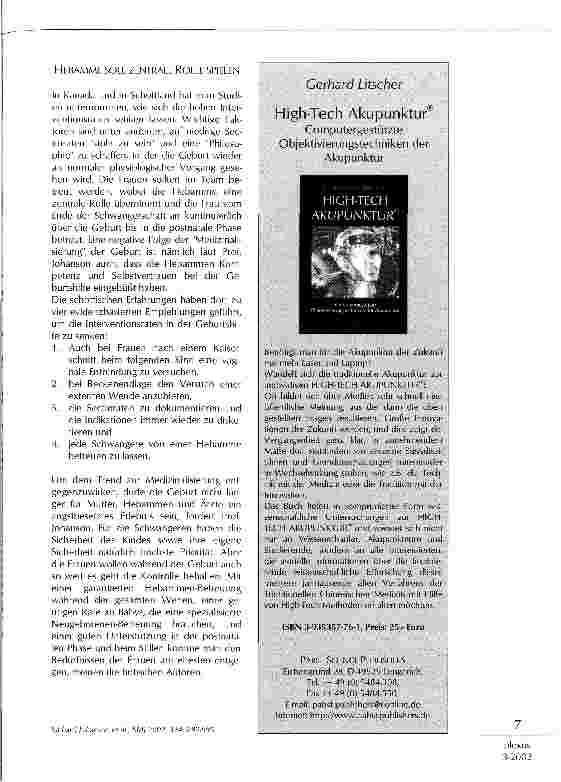 Vorschauseite 2: Ist die Geburt heute zu medizinisch?