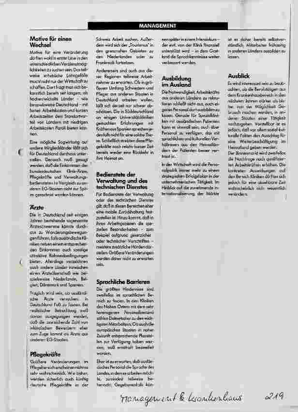 Vorschauseite 2: EG 92 - Auswirkungen auf die Krankenhäuser Teil 3