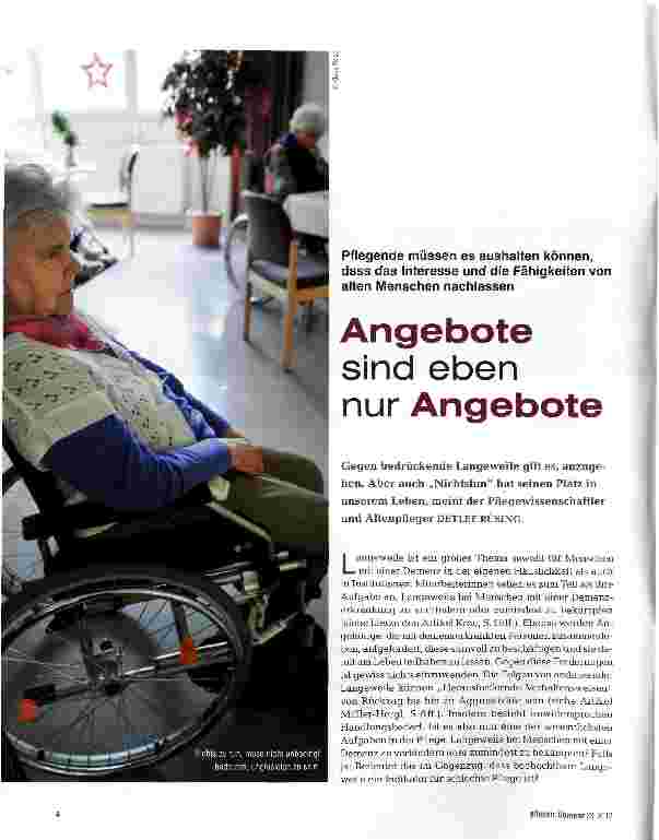 Vorschauseite 1: Angebote sind eben nur Angebote