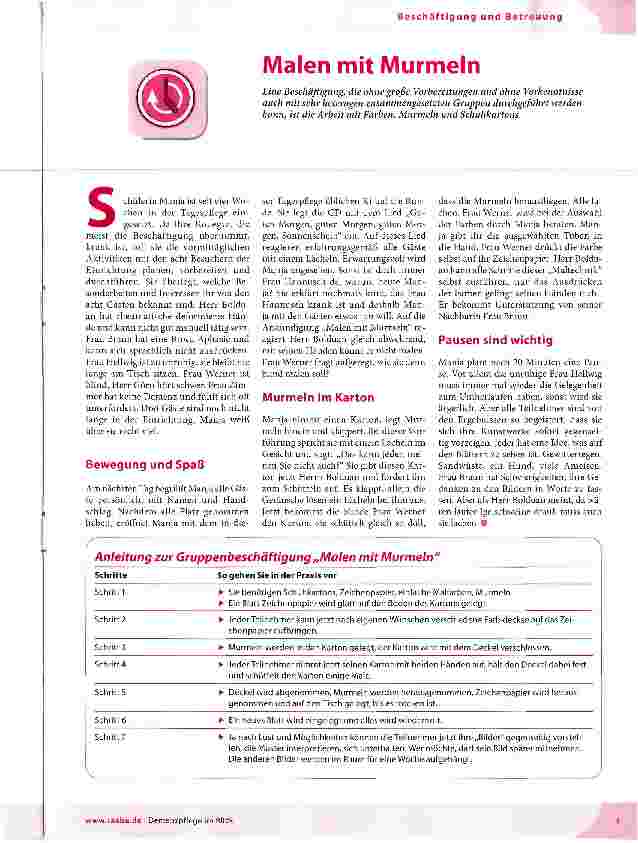 Vorschauseite 1: Malen mit Murmeln