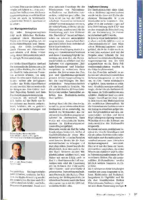 Vorschauseite 2: Risikoaudits und die Entwicklungeines Risikoindex