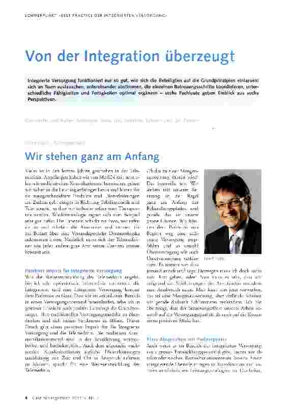 Vorschauseite 1: Von der Integration überzeugt