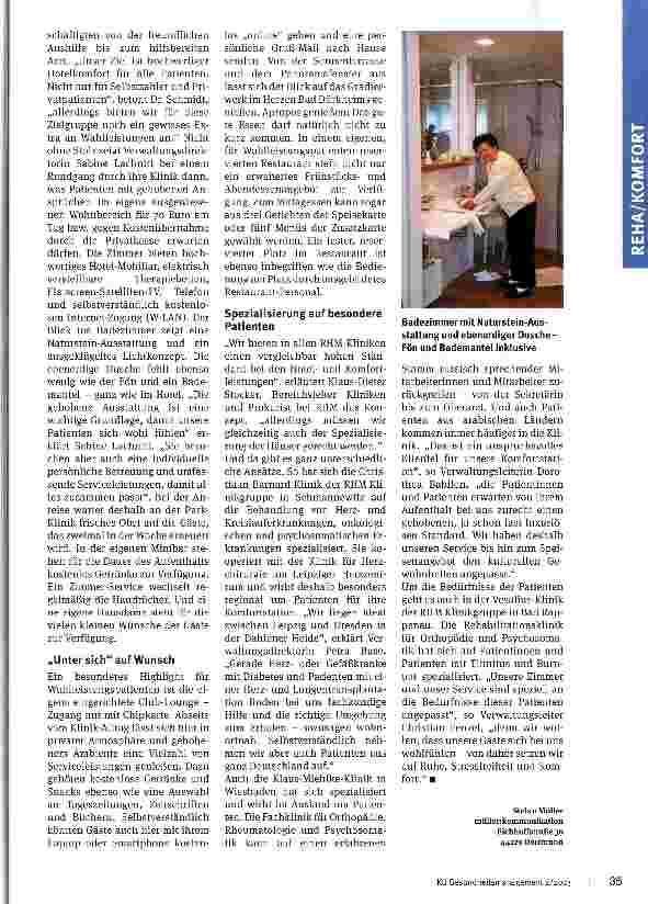 Vorschauseite 4: Zurück in die neue Kur-Zeit
