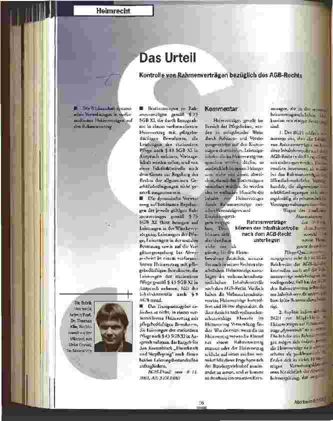 Vorschauseite 1: Das Urteil