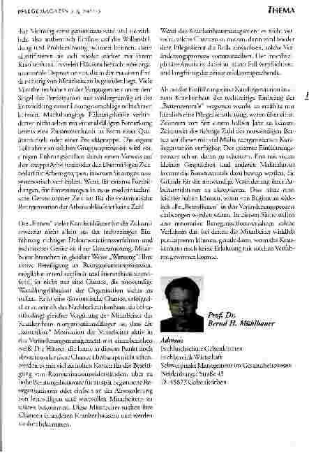 Vorschauseite 5: Krankenhäuser im DRG-Zeitalter Innovative Lösungsansätze zur Reorganisation, eine Frage der authentischen Partizipation der Mitarbeiter