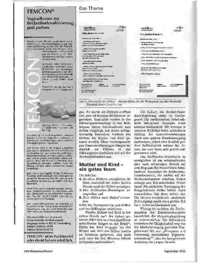 Vorschauseite 4: ALTHERGEBRACHTESHINTERFRAGEN ERFAHRUNGEN EINES STILLFREUNDLICHEN KRANKENHAUSES