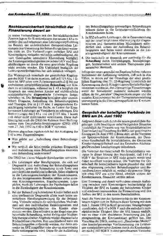 Vorschauseite 4: Sozialpädiatrische Zentren