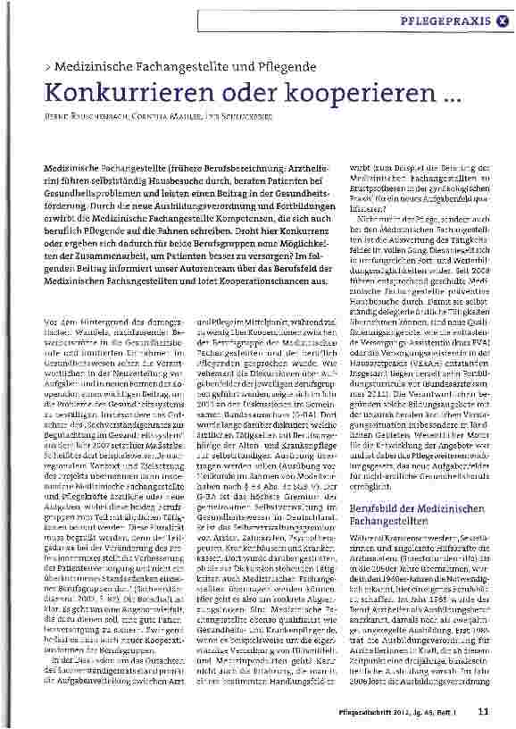 Vorschauseite 1: Konkurrieren oder kooperieren...