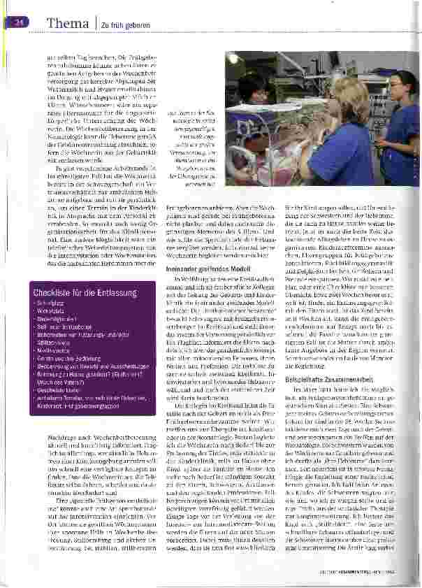 Vorschauseite 3: Eine Begleiterin in der Neonatologie
