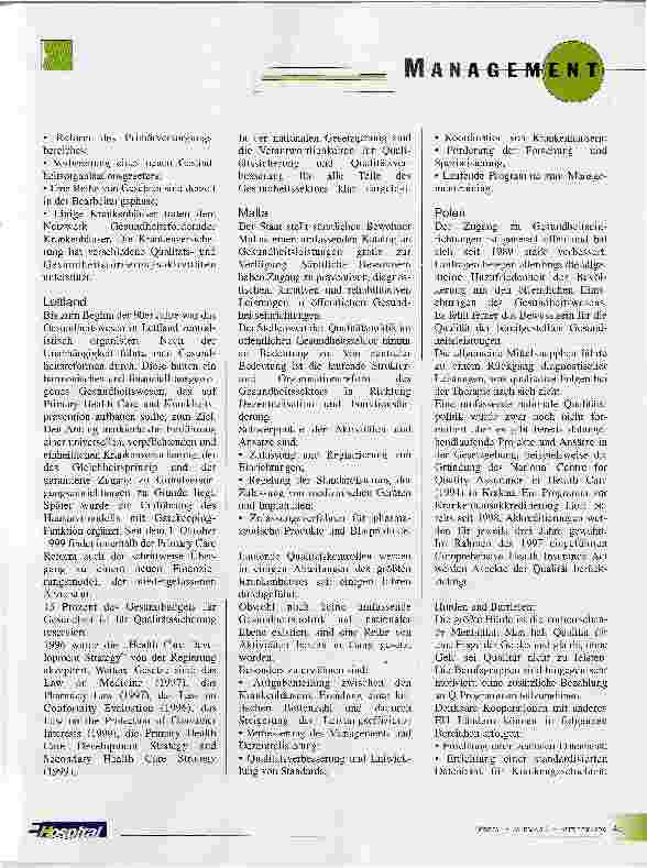 Vorschauseite 3: Status quo und Perspektiven der Qualitäts-politik in den zwö!f Beitrittsländern der EU