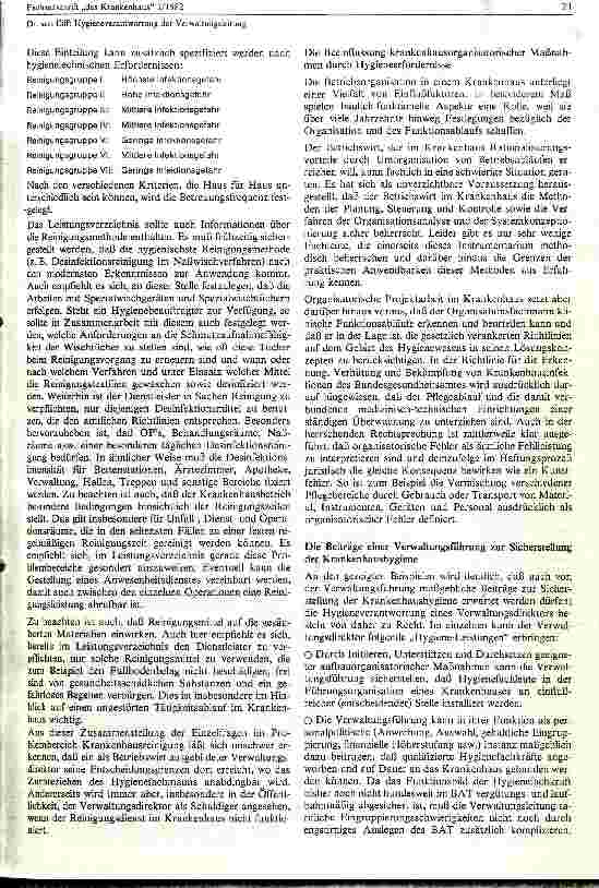 Vorschauseite 4: Hygieneverantwortung der Verwaltungsleitung