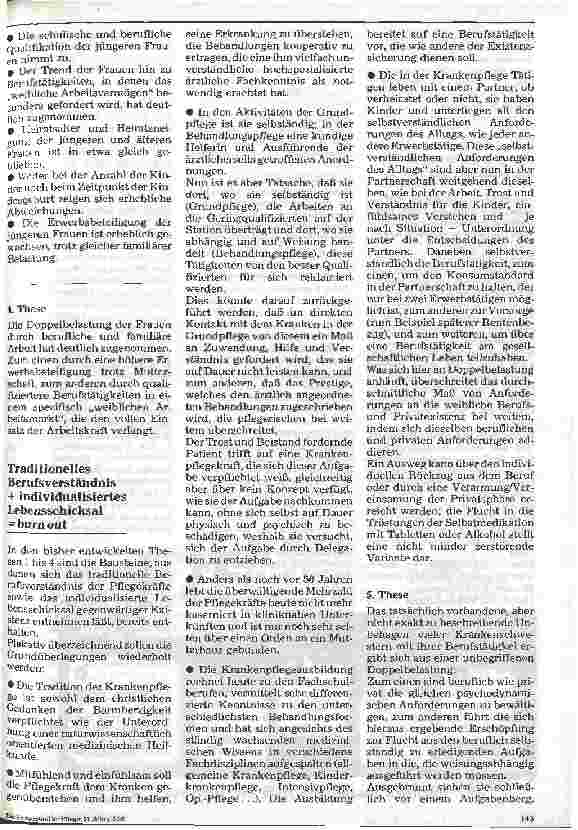 Vorschauseite 4: Beruf, Arbeitsverständnis und Image der Krankenpflege