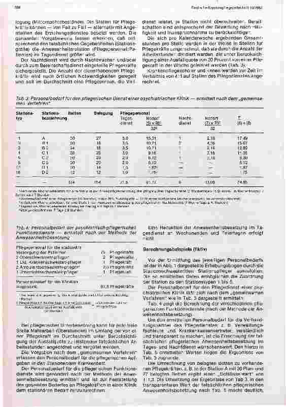 Vorschauseite 5: Zeitgemäße Personalbedarfsermittlung in der Psychiatrie