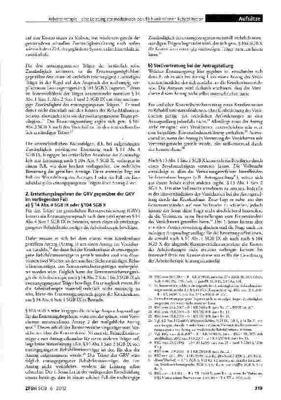 Vorschauseite 3: Arbeitstherapie - eine Leistung der medizinisch-beruflich orientierten Rehabilitation