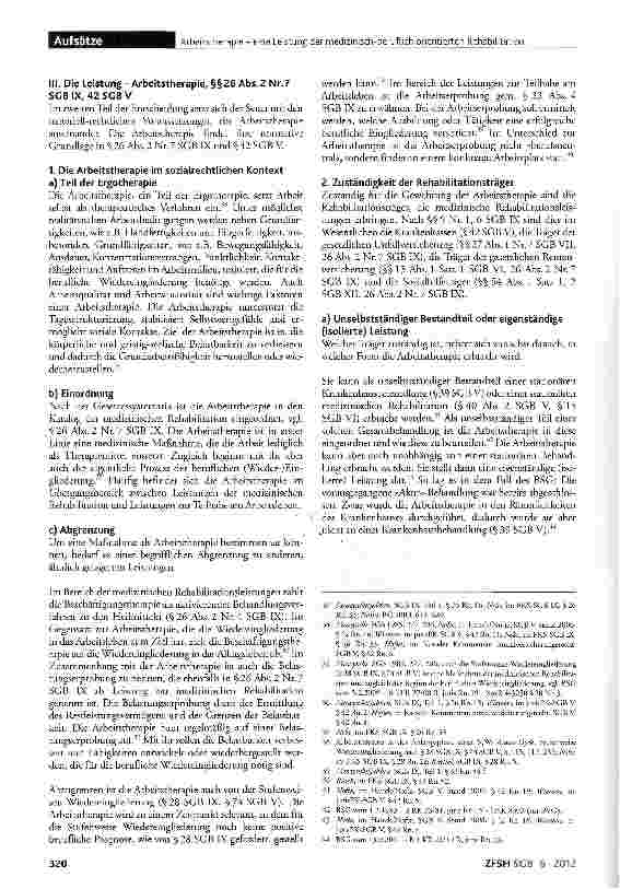 Vorschauseite 4: Arbeitstherapie - eine Leistung der medizinisch-beruflich orientierten Rehabilitation