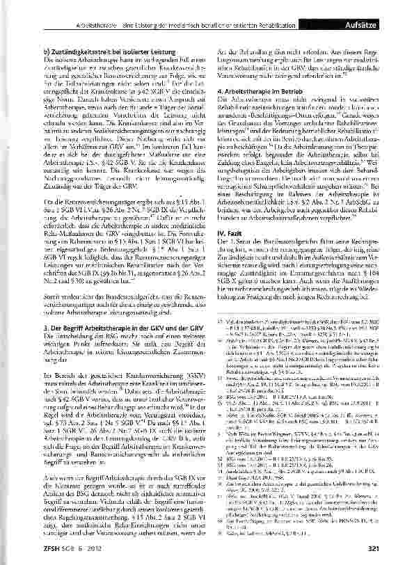Vorschauseite 5: Arbeitstherapie - eine Leistung der medizinisch-beruflich orientierten Rehabilitation