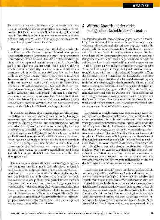 Vorschauseite 3: Chancen und Grenzen der personalisierten Medizin - eine ethische Betrachtung